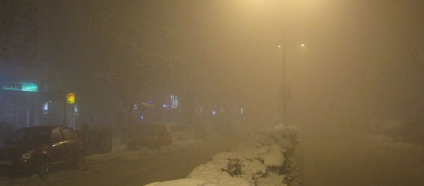 Πυκνή ομίχλη επικρατεί στα Γιάννενα (φωτό)